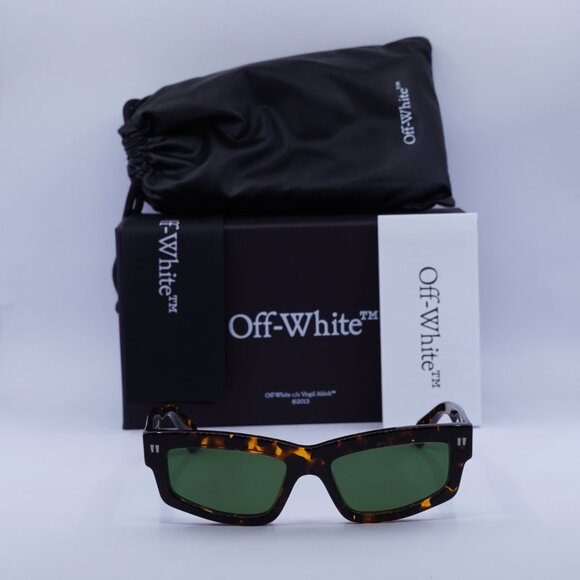 Final Price! Off-White OERI135 MIRAMAR 6055 Havana/Green Sunglasses main image 6